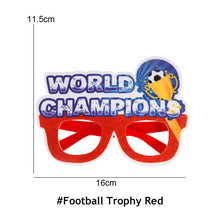 Load image into Gallery viewer, Qatar World Cup Glasses Decoration Photo Props Football World Cup Fan Supplies Party Glasses Soccer Fighting Glasses