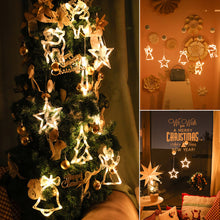 Load image into Gallery viewer, Navidad Christmas Decoration Santa Claus Elk LED Light Suction Cup Window Pendant Lamp Xmas New Year 2023 Home Decor