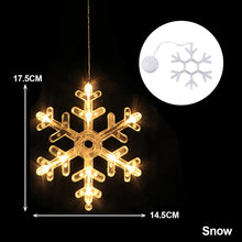 Load image into Gallery viewer, Navidad Christmas Decoration Santa Claus Elk LED Light Suction Cup Window Pendant Lamp Xmas New Year 2023 Home Decor