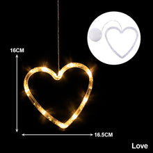 Load image into Gallery viewer, Navidad Christmas Decoration Santa Claus Elk LED Light Suction Cup Window Pendant Lamp Xmas New Year 2023 Home Decor