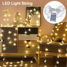 Load image into Gallery viewer, Christmas Decoration LED Star String Lights Christmas Light Battery Powered USB Plug Home Christmas Decoration Xmas Navidad