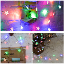 Load image into Gallery viewer, Christmas Decoration LED Star String Lights Christmas Light Battery Powered USB Plug Home Christmas Decoration Xmas Navidad
