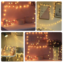 Load image into Gallery viewer, Christmas Decoration LED Star String Lights Christmas Light Battery Powered USB Plug Home Christmas Decoration Xmas Navidad