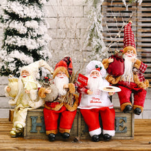 Load image into Gallery viewer, 35cm Santa Claus Doll Christmas Tree Ornament Merry Christmas Decorations For Home Xmas Navidad Gifts New Year 2023