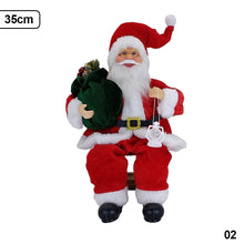 Load image into Gallery viewer, 35cm Santa Claus Doll Christmas Tree Ornament Merry Christmas Decorations For Home Xmas Navidad Gifts New Year 2023