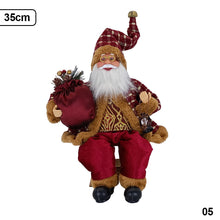 Load image into Gallery viewer, 35cm Santa Claus Doll Christmas Tree Ornament Merry Christmas Decorations For Home Xmas Navidad Gifts New Year 2023