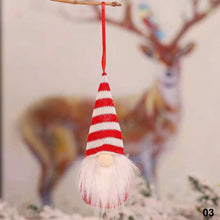 Load image into Gallery viewer, Merry Christmas Faceless Gnome Doll Ornaments For Xmas Tree Forest Old Man Hanging Pendant Decoration 2023 New Year