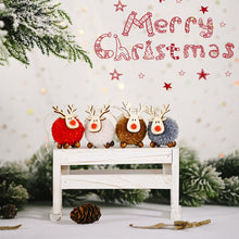 Load image into Gallery viewer, Cute Elk Felt Christmas Tree Ornaments All I Want For Christmas is Fuel New Year Christmas Tree Hanging Pendant Xmas Decoration