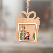Load image into Gallery viewer, 2023 New Year 3D Christmas Ornament Wooden Hanging Pendants Star Xmas Tree Bell Christmas Tree Decorations For Home Navidad