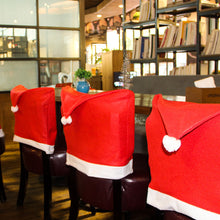 Load image into Gallery viewer, 1Pc/10Pcs Christmas Non-woven Chair Cover Dinner Table Chair Back Decor for Home Xmas Decoration New Year Party Supplies