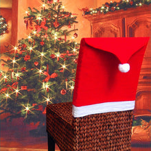 Load image into Gallery viewer, 1Pc/10Pcs Christmas Non-woven Chair Cover Dinner Table Chair Back Decor for Home Xmas Decoration New Year Party Supplies