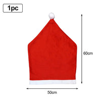 Load image into Gallery viewer, 1Pc/10Pcs Christmas Non-woven Chair Cover Dinner Table Chair Back Decor for Home Xmas Decoration New Year Party Supplies