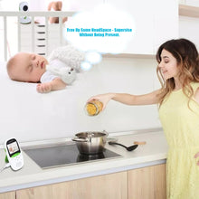 Load image into Gallery viewer, Baby Monitor VB602 IR Night Vision Temperature Monitor Lullabies Intercom VOX Mode Video Baby Camera Walkie Talkie Babysitter