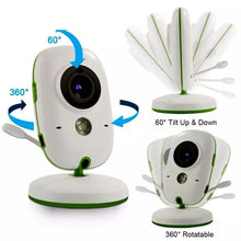 Load image into Gallery viewer, Baby Monitor VB602 IR Night Vision Temperature Monitor Lullabies Intercom VOX Mode Video Baby Camera Walkie Talkie Babysitter