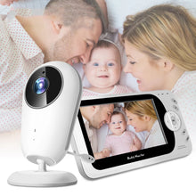 Load image into Gallery viewer, 4.3 inch Wireless Video Baby Monitor Sitter portable Baby Nanny IR LED Night Vision intercom Surveillance Security Camera VB608