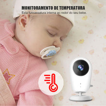Load image into Gallery viewer, 4.3 inch Wireless Video Baby Monitor Sitter portable Baby Nanny IR LED Night Vision intercom Surveillance Security Camera VB608