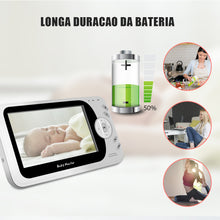 Load image into Gallery viewer, 4.3 inch Wireless Video Baby Monitor Sitter portable Baby Nanny IR LED Night Vision intercom Surveillance Security Camera VB608