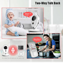 Load image into Gallery viewer, Wireless LCD Audio Video Baby Monitor VB605 Radio Nanny Music Intercom IR 24h Portable Baby Camera Baby Walkie Talkie Babysitter
