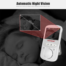 Load image into Gallery viewer, Wireless LCD Audio Video Baby Monitor VB605 Radio Nanny Music Intercom IR 24h Portable Baby Camera Baby Walkie Talkie Babysitter