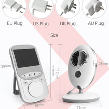 Load image into Gallery viewer, Wireless LCD Audio Video Baby Monitor VB605 Radio Nanny Music Intercom IR 24h Portable Baby Camera Baby Walkie Talkie Babysitter