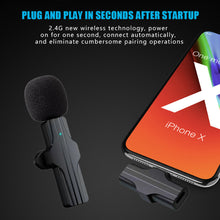 Load image into Gallery viewer, K18 Wireless Lavalier Gaming Microphone For Phone Noise Reduction Microfone Sem Fio Microphone Portable Speaker Audio Live Mic