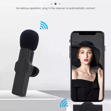 Load image into Gallery viewer, K18 Wireless Lavalier Gaming Microphone For Phone Noise Reduction Microfone Sem Fio Microphone Portable Speaker Audio Live Mic