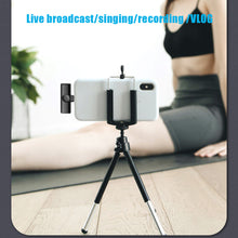 Load image into Gallery viewer, K11 Wireless Lavalier Microphone Portable Audio Video Recording Interview Mini Mic for Android Youtube Game Live Broadcast