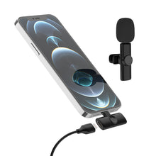 Load image into Gallery viewer, K11 Wireless Lavalier Microphone Portable Audio Video Recording Interview Mini Mic for Android Youtube Game Live Broadcast