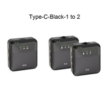 Load image into Gallery viewer, Wireless Square K62 20M Transmission Wireless Lavalier Microphone Recording Lapel Mini Mic for iPhone Android Camera Laptop