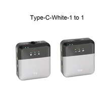 Load image into Gallery viewer, Wireless Square K62 20M Transmission Wireless Lavalier Microphone Recording Lapel Mini Mic for iPhone Android Camera Laptop