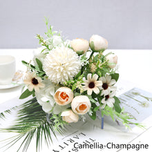 Load image into Gallery viewer, 7 Forks/Bouquet Artificial Flower Silk Peony Rose Camellia Fake Flowers Artificial Plant Decorative Flowers Home Decor Wedding Decoration