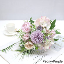 Load image into Gallery viewer, 7 Forks/Bouquet Artificial Flower Silk Peony Rose Camellia Fake Flowers Artificial Plant Decorative Flowers Home Decor Wedding Decoration