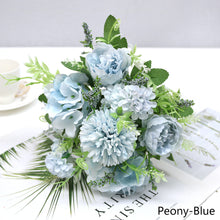 Load image into Gallery viewer, 7 Forks/Bouquet Artificial Flower Silk Peony Rose Camellia Fake Flowers Artificial Plant Decorative Flowers Home Decor Wedding Decoration