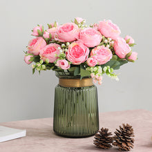 Load image into Gallery viewer, 5 Forks/Bouquet Artificial Flower Silk Persian Rose Fake Flowers Artificial Plant Decorative Flowers Home Decor Wedding Decoration