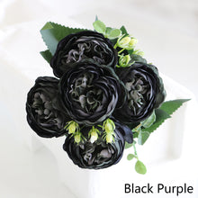 Load image into Gallery viewer, 5 Forks/Bouquet Artificial Flower Silk Persian Rose Fake Flowers Artificial Plant Decorative Flowers Home Decor Wedding Decoration