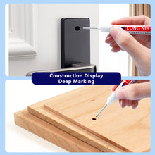 Load image into Gallery viewer, 20mm Long Head Marker Multi-purpose Woodworking Decoration Deep Hole Marker Pen Red/Black/Blue/Green Ink