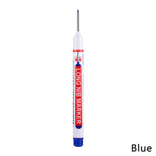 Load image into Gallery viewer, 20mm Long Head Marker Multi-purpose Woodworking Decoration Deep Hole Marker Pen Red/Black/Blue/Green Ink