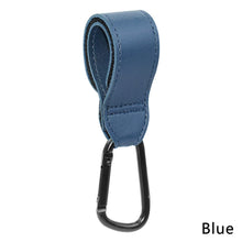 Load image into Gallery viewer, 1/2pcs Baby Bag Stroller Hook Wheelchair Pram Carriage Bag Hanger PU Leather 360° Rotatable Cart Organizer Shopping Bag Clip