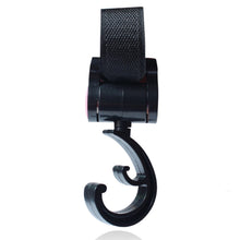 Load image into Gallery viewer, 2pcs Baby Bag Stroller Hook Wheelchair Pram Carriage Bag Hanger 360° Rotatable Cart Organizer Shopping Bag Clip