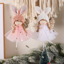 Load image into Gallery viewer, 2Pcs/Set Christmas Angel Pendant Xmas Tree Creative Gifts Christmas Ornaments New Year Decoration for Home