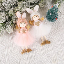 Load image into Gallery viewer, 2Pcs/Set Christmas Angel Pendant Xmas Tree Creative Gifts Christmas Ornaments New Year Decoration for Home