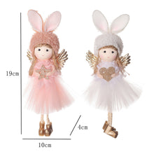 Load image into Gallery viewer, 2Pcs/Set Christmas Angel Pendant Xmas Tree Creative Gifts Christmas Ornaments New Year Decoration for Home
