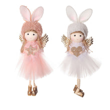 Load image into Gallery viewer, 2Pcs/Set Christmas Angel Pendant Xmas Tree Creative Gifts Christmas Ornaments New Year Decoration for Home