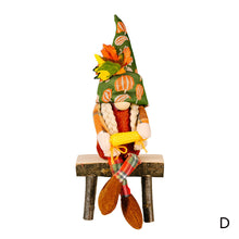 Load image into Gallery viewer, Fall Gnome Doll Pumpkin Corn Figurine Swedish Elf Dwarf Plush Ornaments For Autumn Christmas Tree Xmas Gift Halloween Thanksgiving Decor