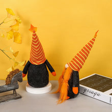 Load image into Gallery viewer, Fall Gnome Doll Pumpkin Maple Figurine Swedish Elf Dwarf Plush Ornaments For Autumn Christmas Tree Xmas Gift Halloween Thanksgiving Decor