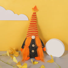 Load image into Gallery viewer, Fall Gnome Doll Pumpkin Maple Figurine Swedish Elf Dwarf Plush Ornaments For Autumn Christmas Tree Xmas Gift Halloween Thanksgiving Decor