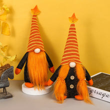 Load image into Gallery viewer, Fall Gnome Doll Pumpkin Maple Figurine Swedish Elf Dwarf Plush Ornaments For Autumn Christmas Tree Xmas Gift Halloween Thanksgiving Decor