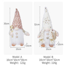 Load image into Gallery viewer, Fall Gnome Doll Figurine Swedish Elf Dwarf Plush Ornaments wih Light For Autumn Christmas Tree Xmas Gift Halloween Thanksgiving Decor