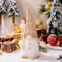 Load image into Gallery viewer, Fall Gnome Doll Figurine Swedish Elf Dwarf Plush Ornaments wih Light For Autumn Christmas Tree Xmas Gift Halloween Thanksgiving Decor