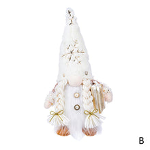 Load image into Gallery viewer, Fall Gnome Doll Figurine Swedish Elf Dwarf Plush Ornaments wih Light For Autumn Christmas Tree Xmas Gift Halloween Thanksgiving Decor